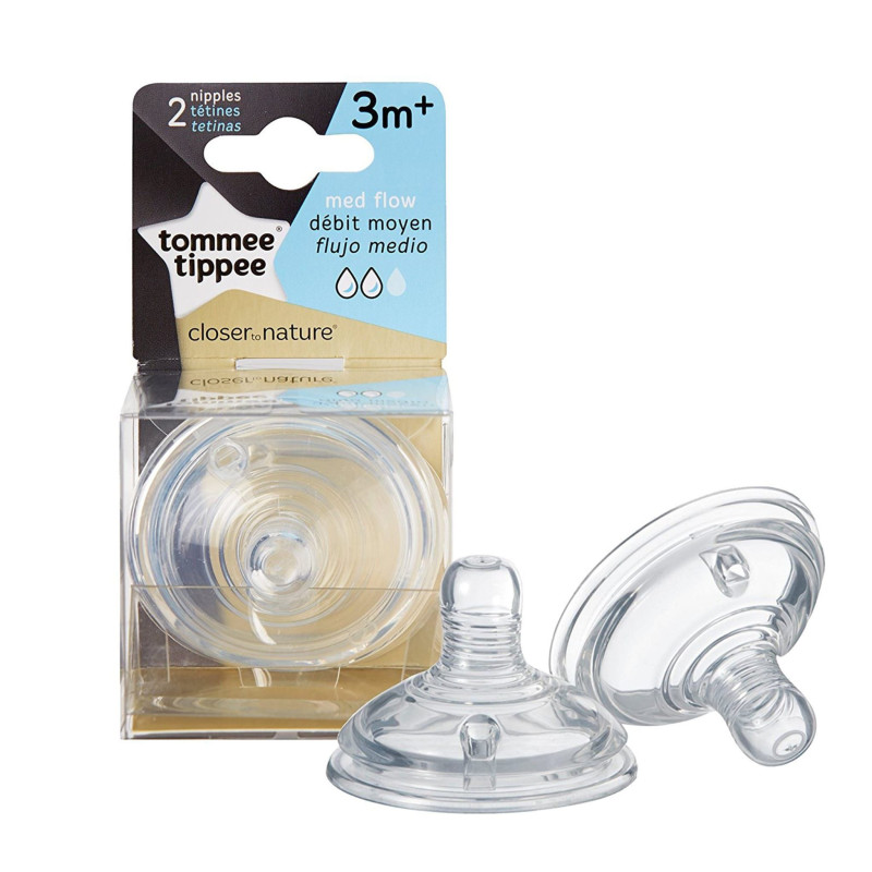 Pacifier Pack of 2 Medium Flow 3 months+