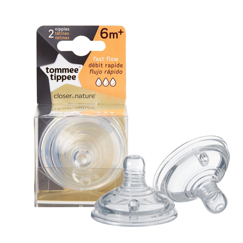 Pacifier Pack of 2 Fast Flow 6 months