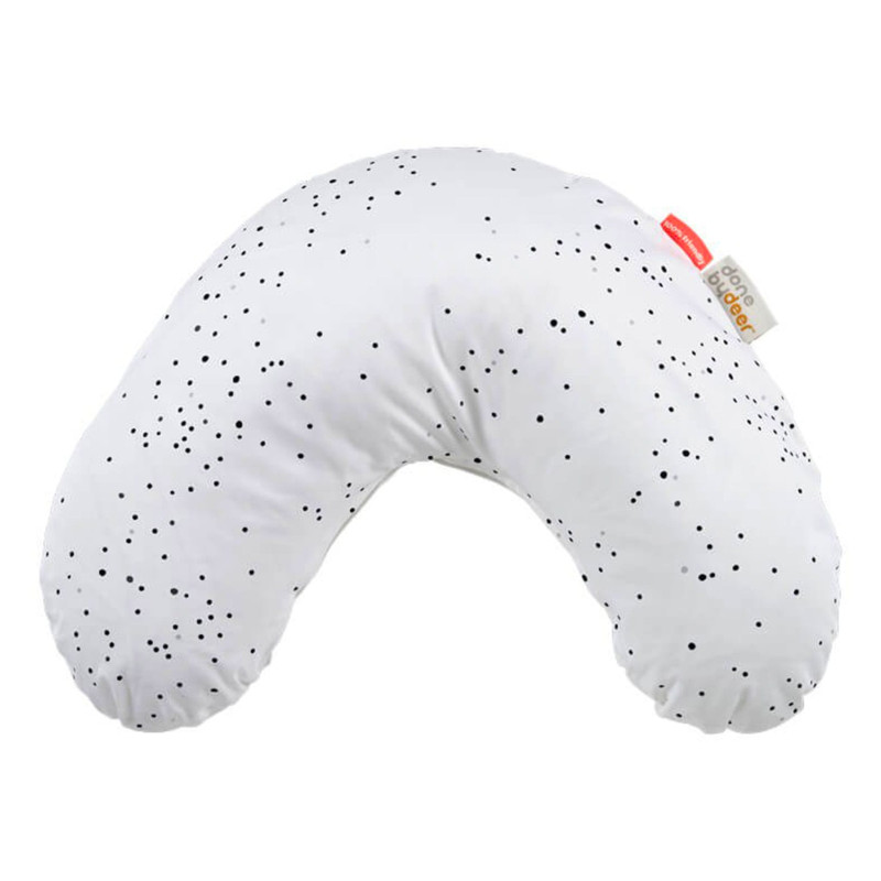 Nursing Pillow - White with Polka Dots