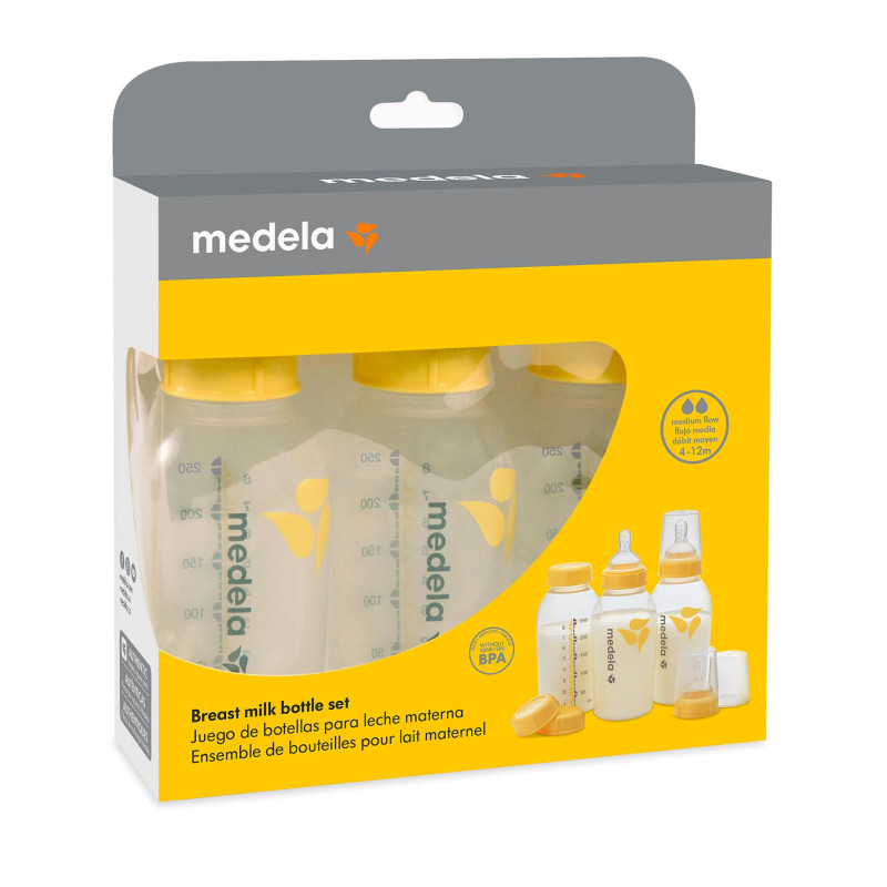 Breast Milk Storage Bottle Set (3) - 250ml