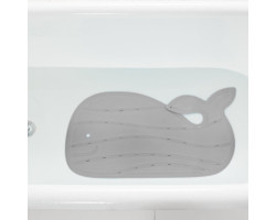 Whale Bath Mat - Gray