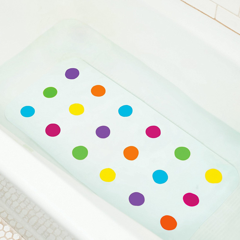 Bath Mat - Multicolor Polka Dots