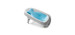 Moby Reclining Bath - Gray / Blue