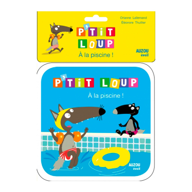 Bath Book Little Wolf at the Pool