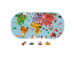 World Map Bath Toy