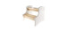 Wooden Step Stool - Natural White