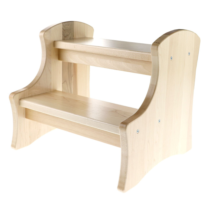 Natural Wood Step Stool