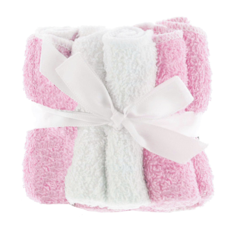 Washcloth Pack of 12 - Pink