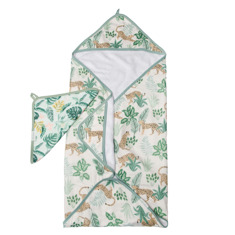 Hooded Towel Set - Jungle