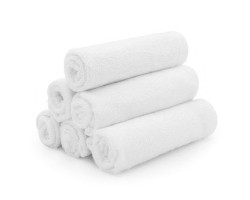 Bamboo Washcloth Pack of 6 - White