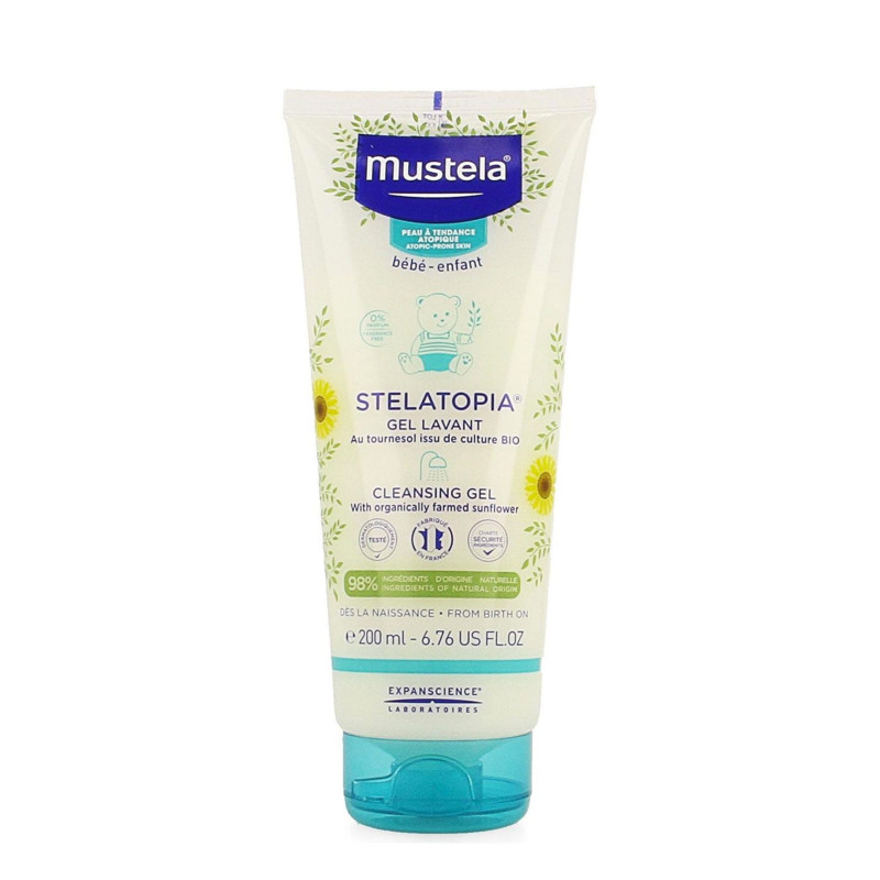 Mustela Stelatopia Gel Lavant au Tournesol - 200ml