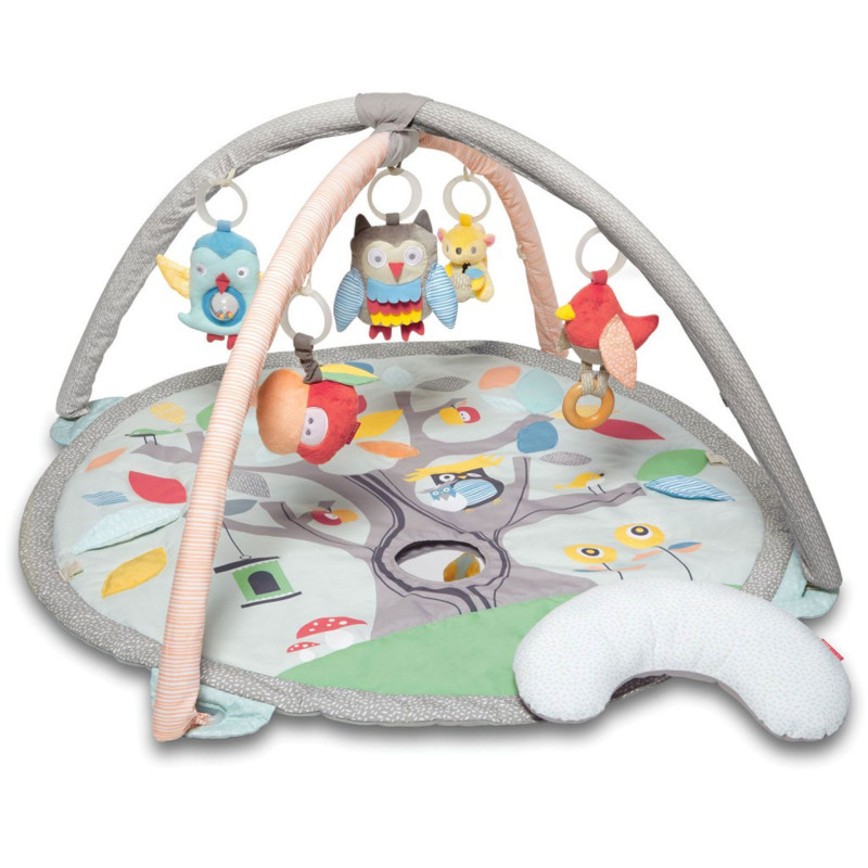 Treetop Friends Activity Mat - Pastel Gray