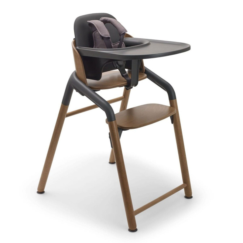 Giraffe Complete High Chair - Warm Wood / Gray