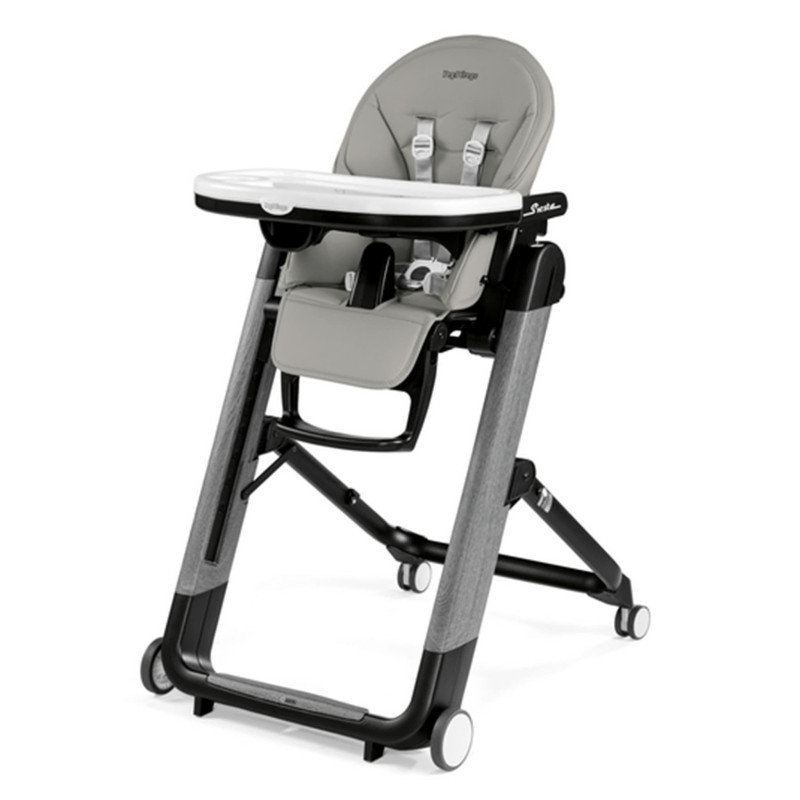 Siesta High Chair - Gray Wood