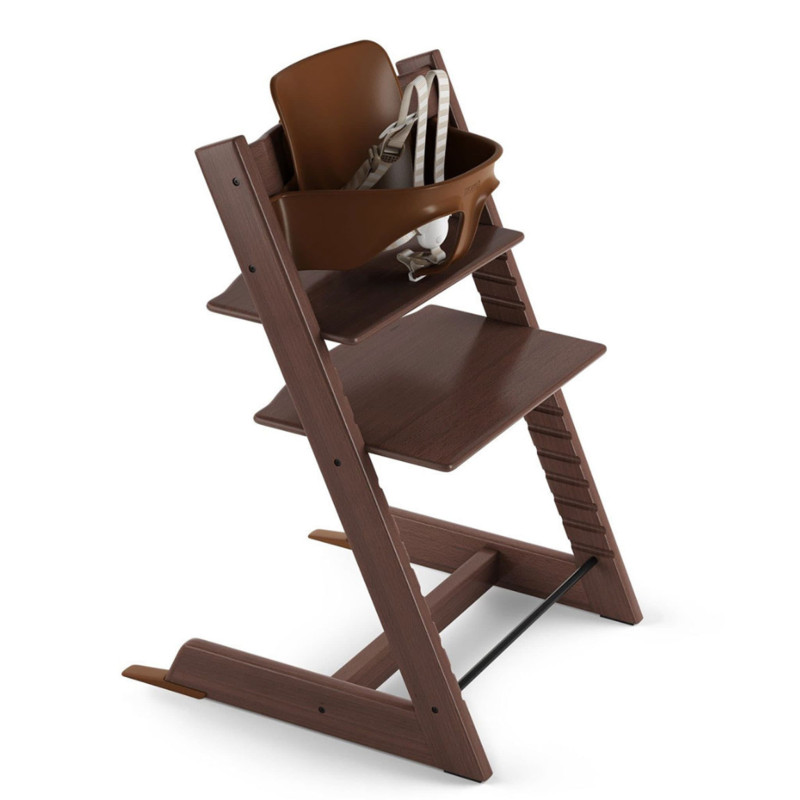Tripp Trapp® High Chair + Tripp Trapp® Baby Set - Walnut