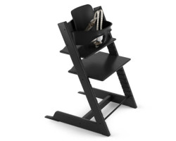 Tripp Trapp® High Chair + Tripp Trapp® Baby Set - Black