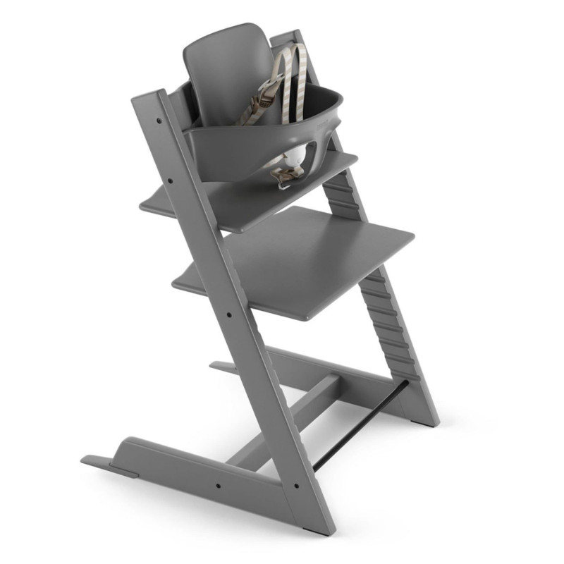 Tripp Trapp® High Chair + Tripp Trapp® Baby Set - Gray