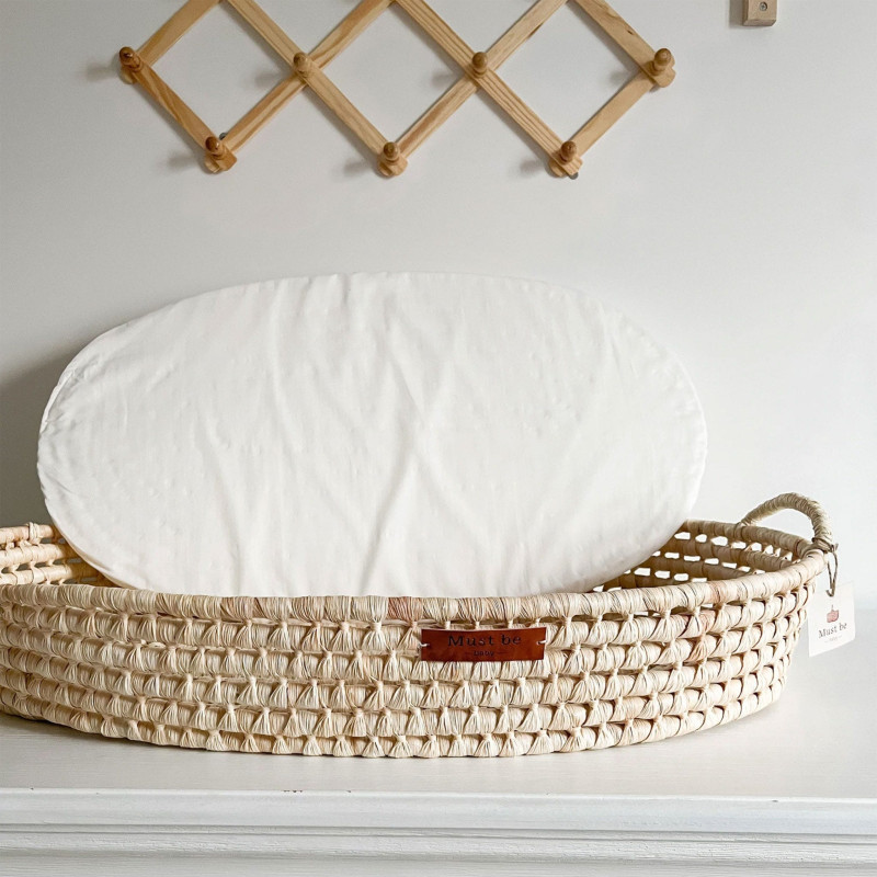 Rattan Changing Basket and Mattress