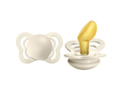 Couture Anatomical Pacifier 6-18 months (2) - Ivory