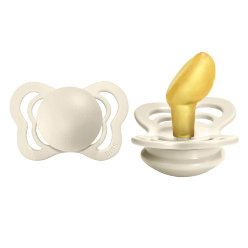 Couture Anatomical Pacifier 6-18 months (2) - Ivory