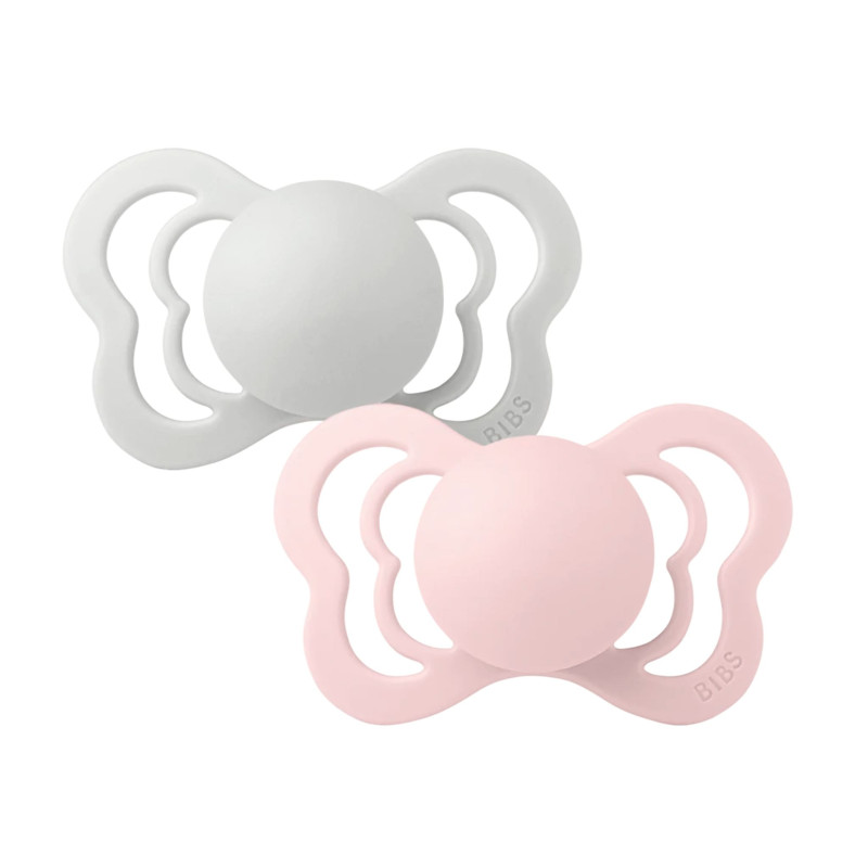 Couture Anatomic Pacifier 6-18 months (2) - Haze / Blossom