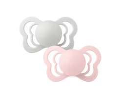 Couture Anatomic Pacifier 0-6 months (2) - Haze / Blossom