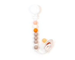 Pacifier Clip - Funky Peach