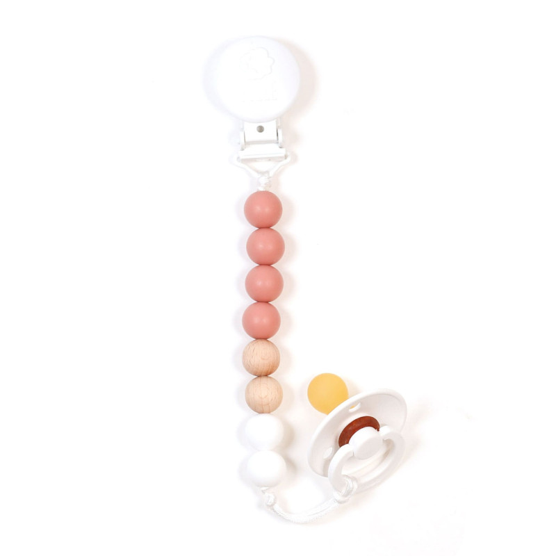 Pacifier Clip - Maxi Blush