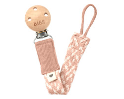 Pacifier Clip - Ivory Pink