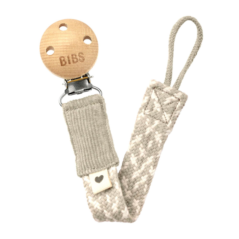 Pacifier Clip - Ivory Sand