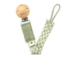 Pacifier Clip - Ivory Sage
