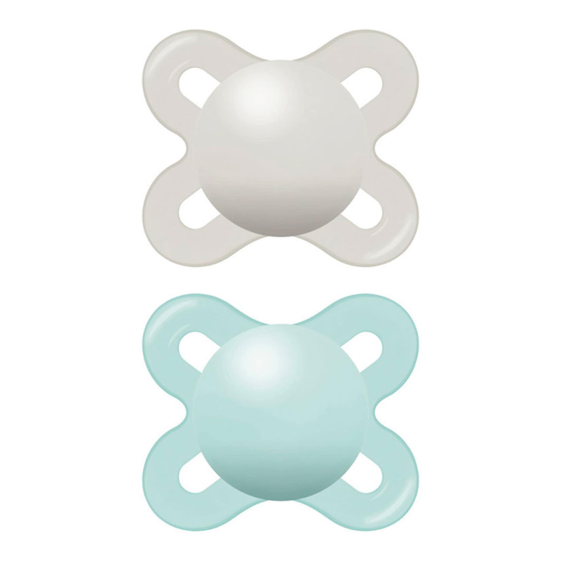 Newborn Anatomical Pacifier Pack of 2 - Aqua