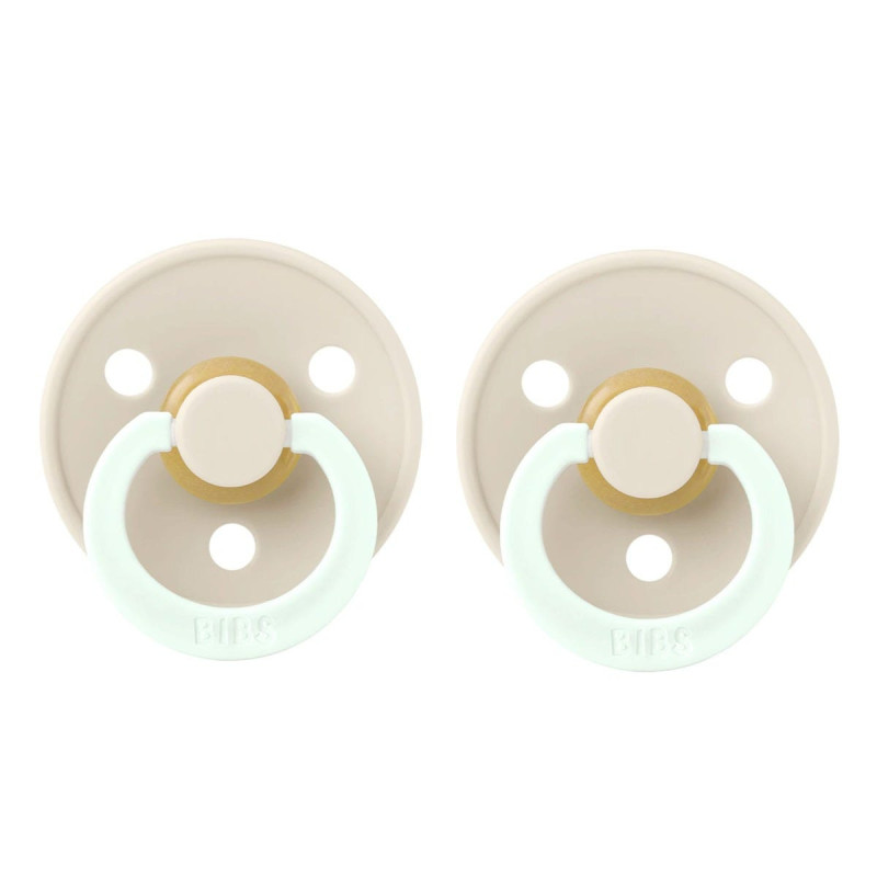 Pacifier Bibs 0-6 months Pack of 2 - Ivory Glow