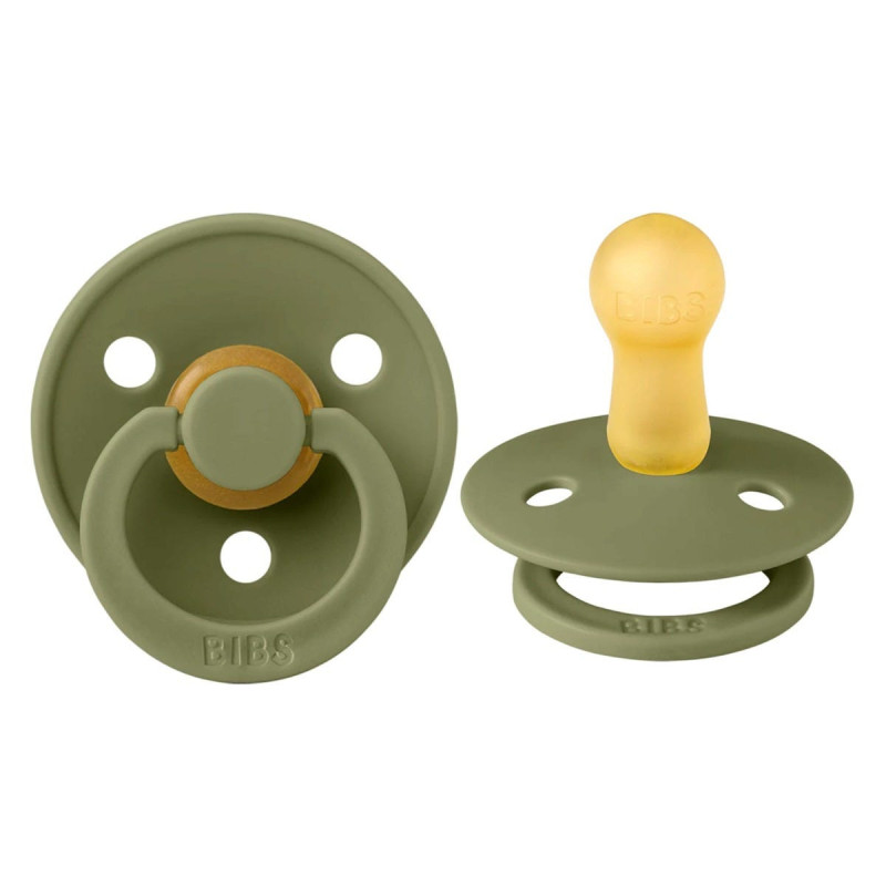 Bibs Pacifier 0-6 months Pack of 2 - Olive