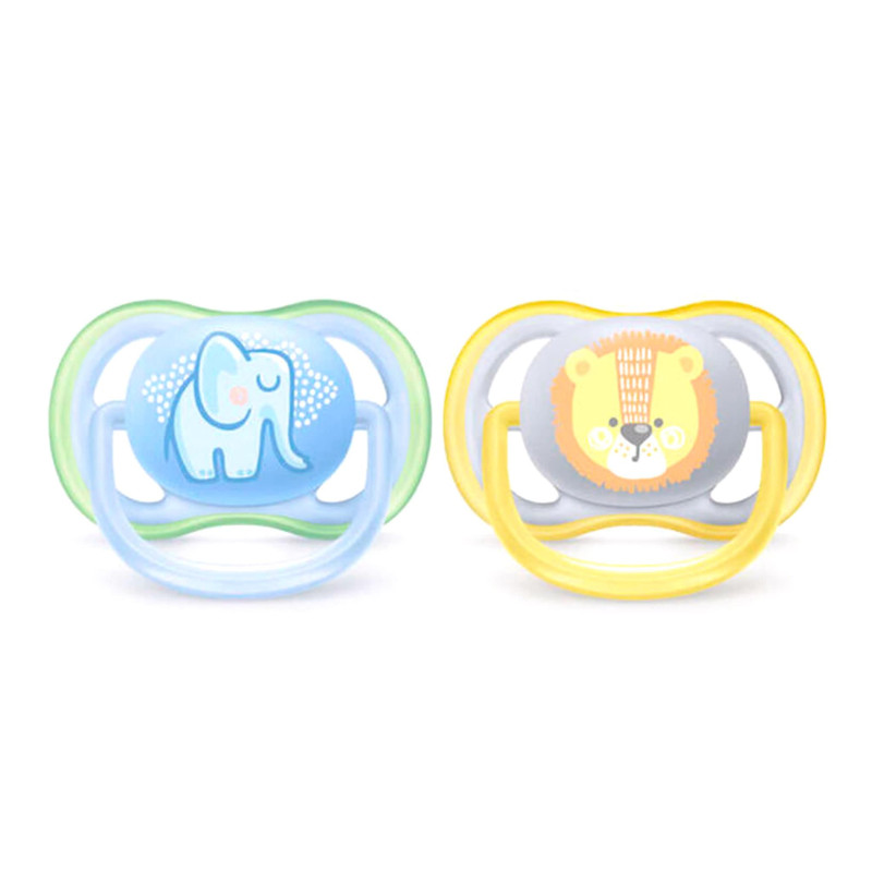 Orthodontic Pacifier 0-6m Ultra Air Pack of 2 - Blue