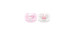 Orthodontic Pacifier 0-6m Ultra Pack of 2 - Pink