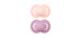 Matte Orthodontic Pacifier 6-16 months Pack of 2 - Pink