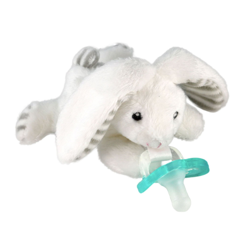 Silicone Pacifier Plush Rabbit