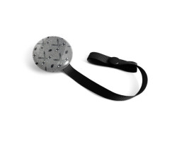 Pacifier Clip - Hockey Gray