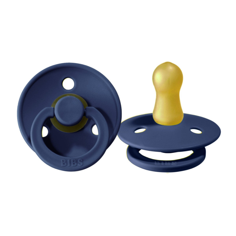 Bibs Pacifier 0-6 months Pack of 2 - Deep Sea Navy