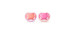 Ventilated Orthodontic Pacifier 6-18 months Pack of 2 - Pink Orange