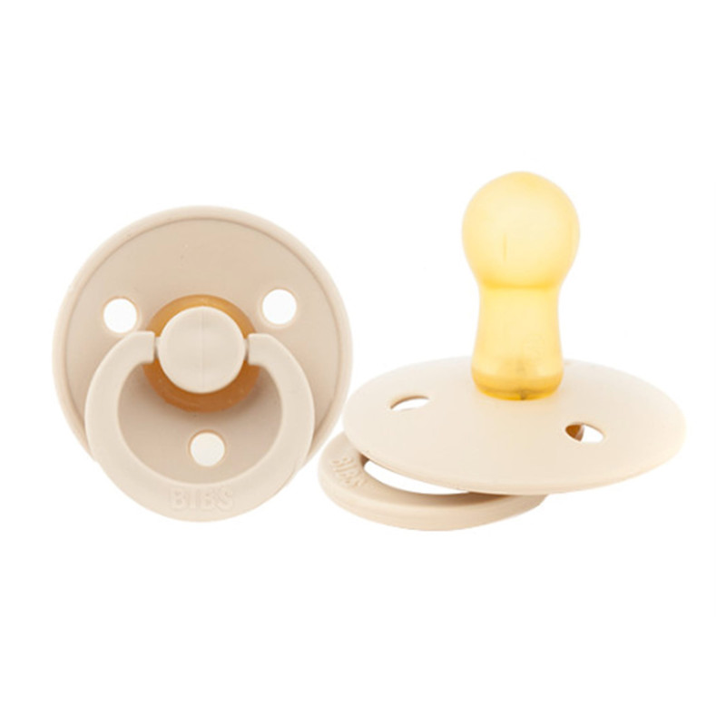 Bibs Pacifier 6-18 months Pack of 2 - Beige