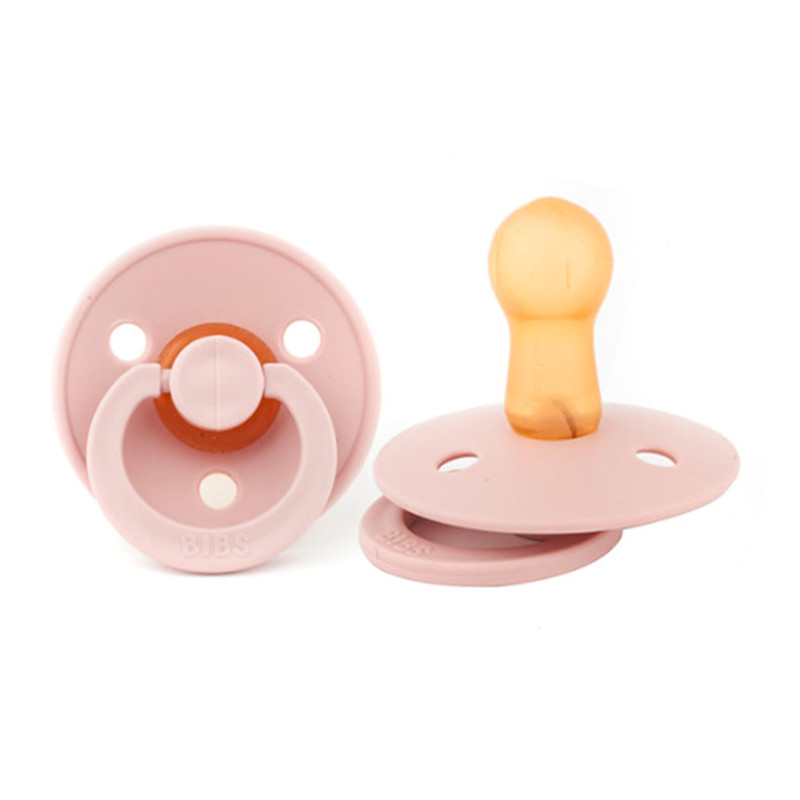 Bibs Pacifier 6-18 months Pack of 2 - Pale Pink