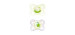 Night Orthodontic Pacifier 0-6 months Pack of 2 - Yellow Glow in the dark