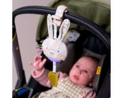 Musical Rabbit Stroller Toy