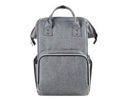 Aspen Backpack Diaper Bag - Gray