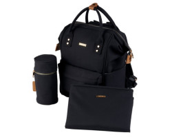 Mani Backpack Diaper Bag - Black
