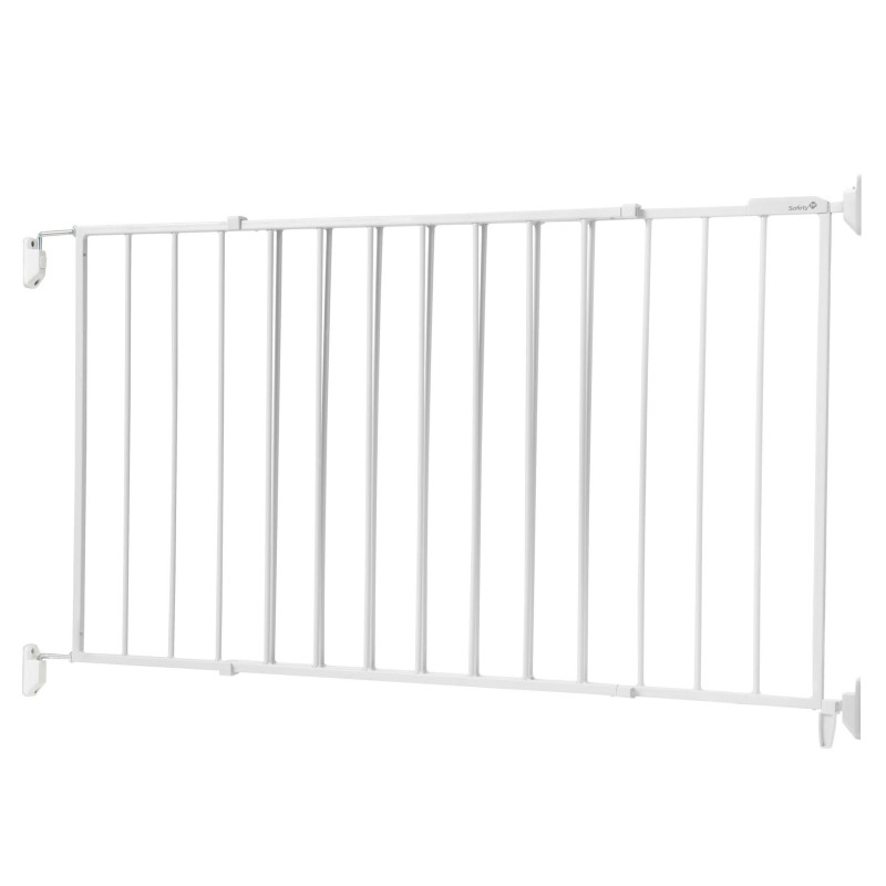 Sliding Metal Gate Extend to Fit - White