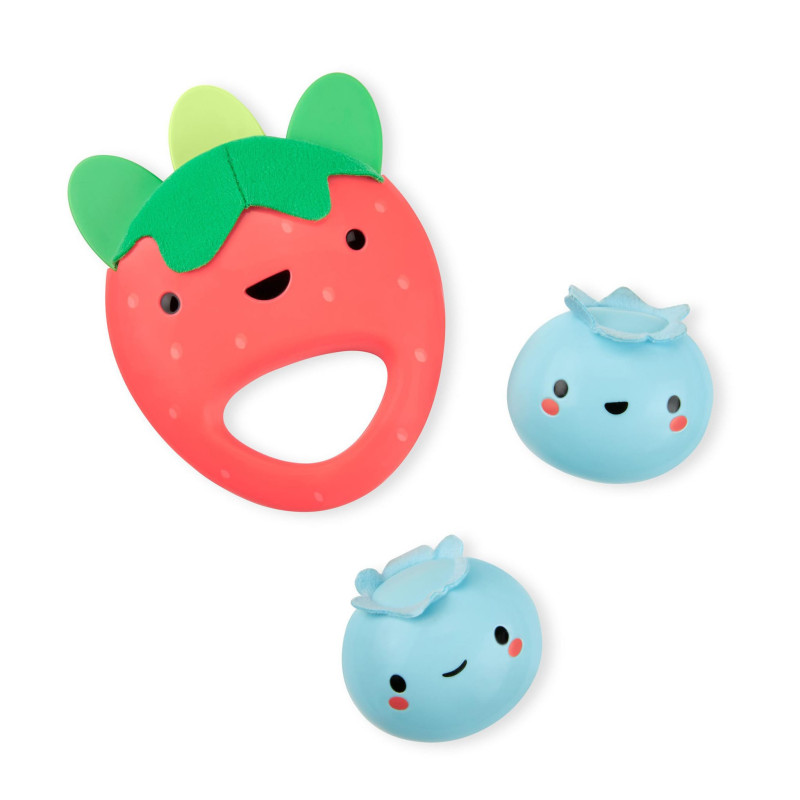 Teething Toy - Strawberry and Blueberry