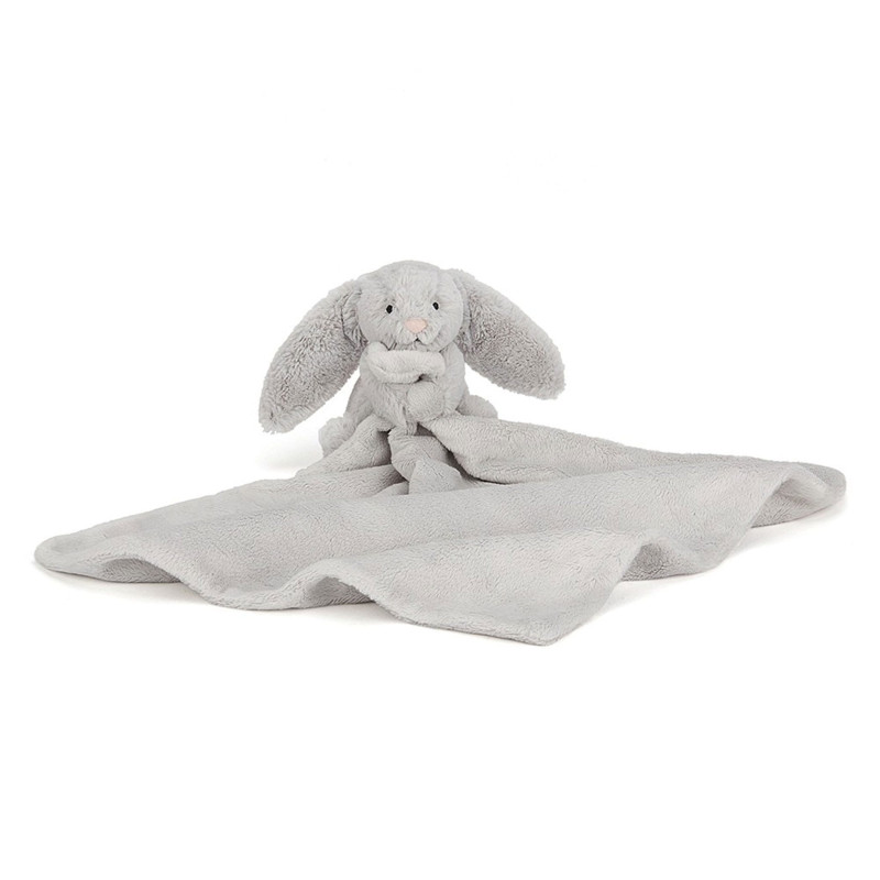 Rabbit Blanket - 14"x14" - Gray